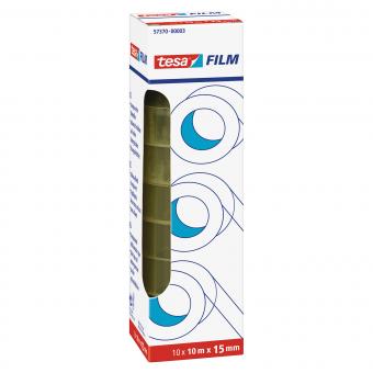 tesa® tesafilm Klebeband Sparpack 10 m x 15 mm 10er Pack 