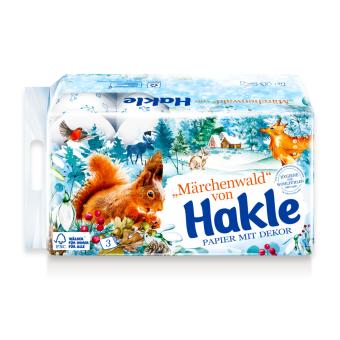 Toilettenpapier Sonderedition 16 Rollen x150 Blatt Hakle 