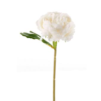 Kunstblume Rose 28 cm in Weiß 