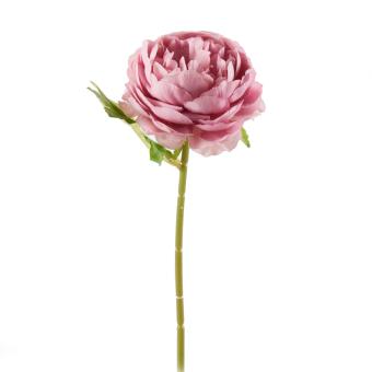 Kunstblume Rose 28 cm in Pastelllila 