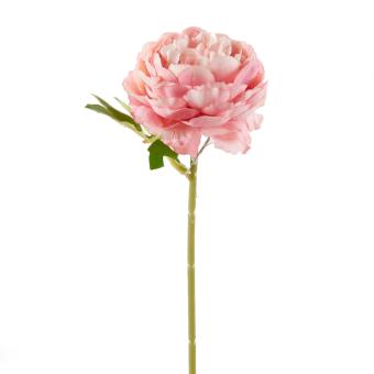 Kunstblume Rose 28 cm in Lachs 