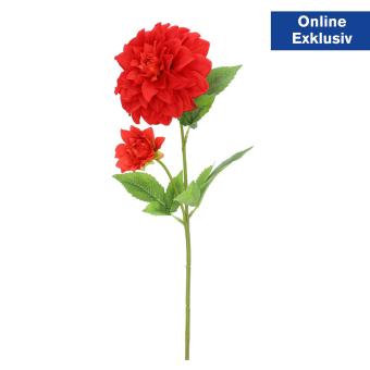 Kunstblume Dahlie Rot 60 cm 