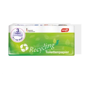 KODi basic Recycling-Toilettenpapier 3-lagig 