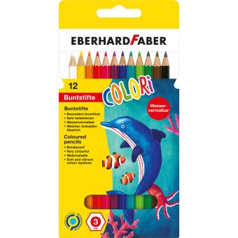 Eberhard Faber Buntstifte Colori wasservermalbar 12er 