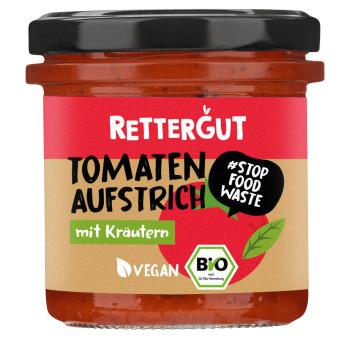 Retter Gut Aufstrich Tomate & Kräuter Bio 135 g DE-ÖKO-013  