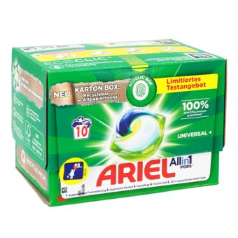 Ariel Textilwaschmittel All in 1 10 Pods 273 g Universal 