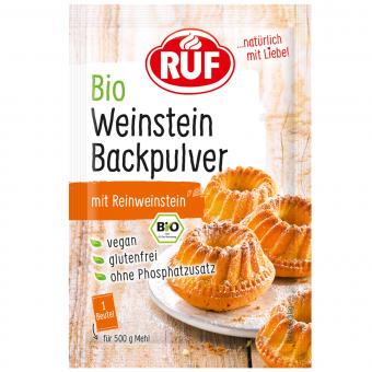 RUF Backpulver Weinstein Bio 3x 20 g DE-ÖKO-001 