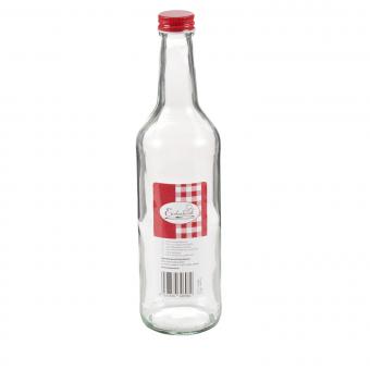 Einkochwelt Gradhalsflasche 500 ml mit Deckel  