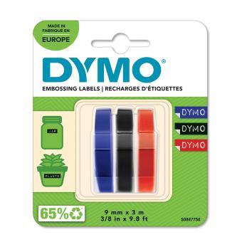 Dymo 3er-Set Prägebänder 
