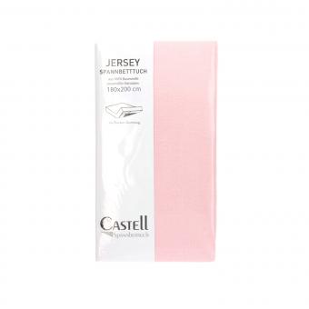 Castell Spannbetttuch Jersey rosa 180/200 