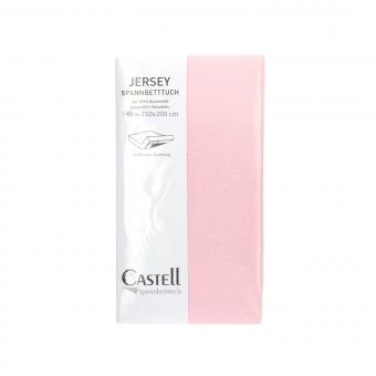 Castell Spannbetttuch Jersey rosa 150/200 