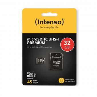 Intenso Micro SDHC Card Class 10 UHS-I 32GB 