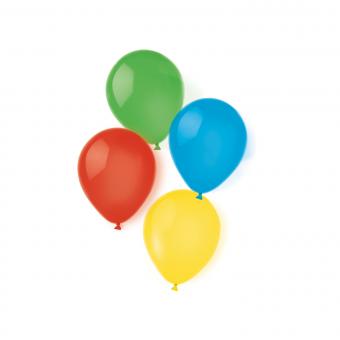 Amscan Latexballons Regenbogenfarben 10er 