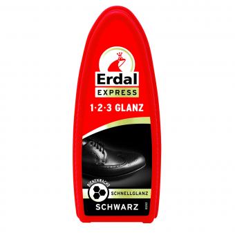 Erdal Schuhcreme "1-2-3 Glanz" 40 g  Schwarz 