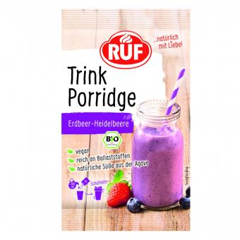RUF Bio Trink Porridge Erdbeer-Heidelbeer 50 g 