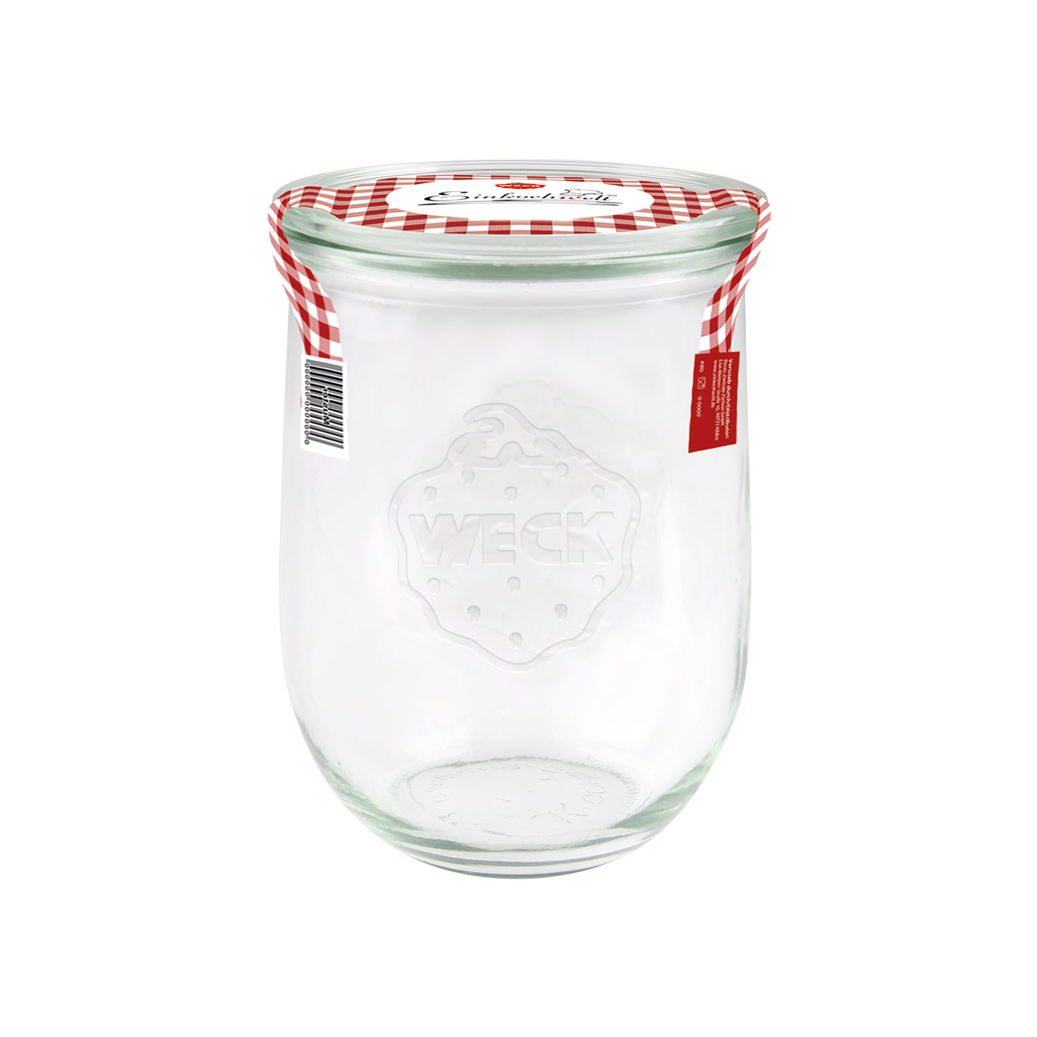 Weck Einmachglas Tulpenform 1L mit Glasdeckel | KODi